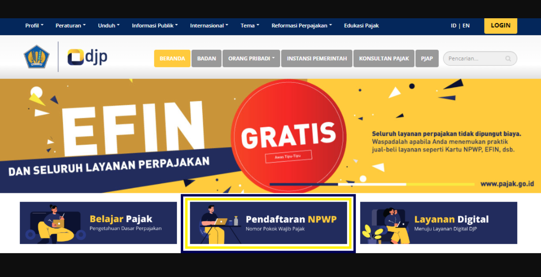 Cara Dapat EFIN Pajak Online Langkah Pendaftaran sampai Pengecekan Aktifnya